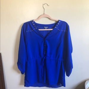 Blue top (like new)